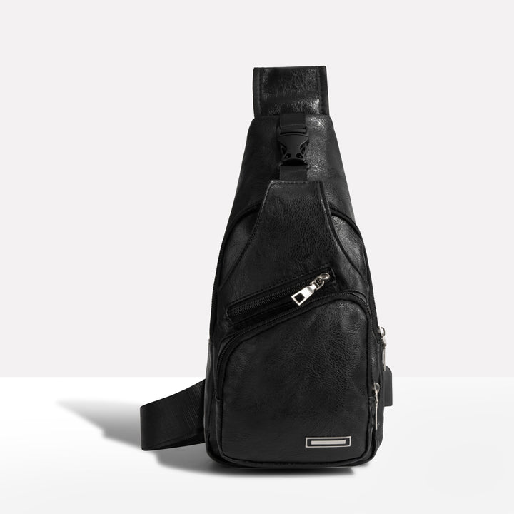 Elegante Borsa a Spalla in Pelle con Sicurezza Antifurto