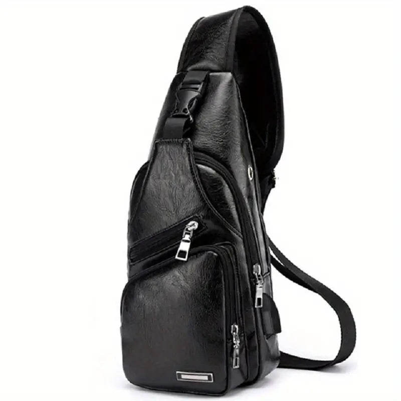 Elegante Borsa a Spalla in Pelle con Sicurezza Antifurto