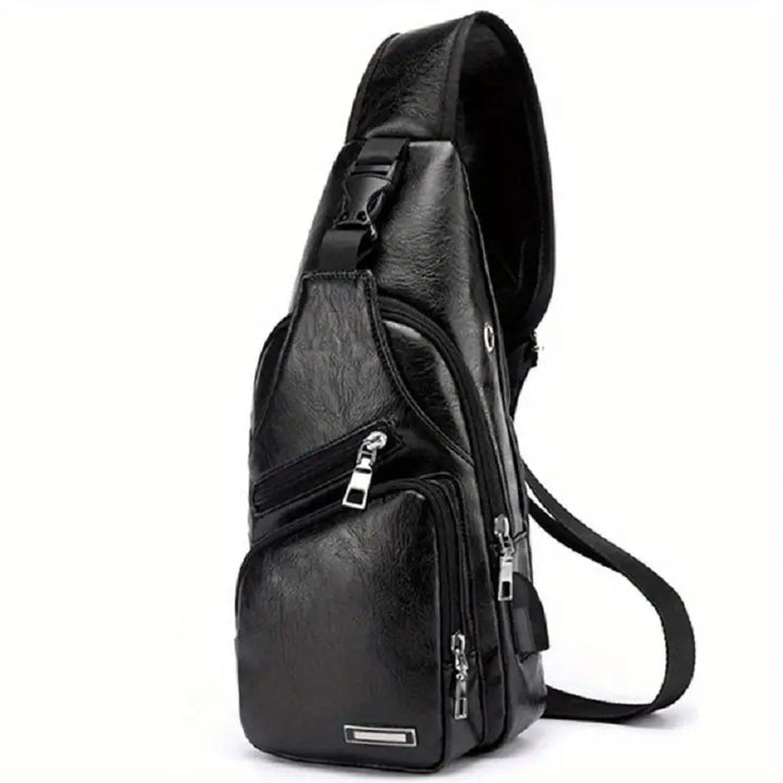 Elegante Borsa a Spalla in Pelle con Sicurezza Antifurto