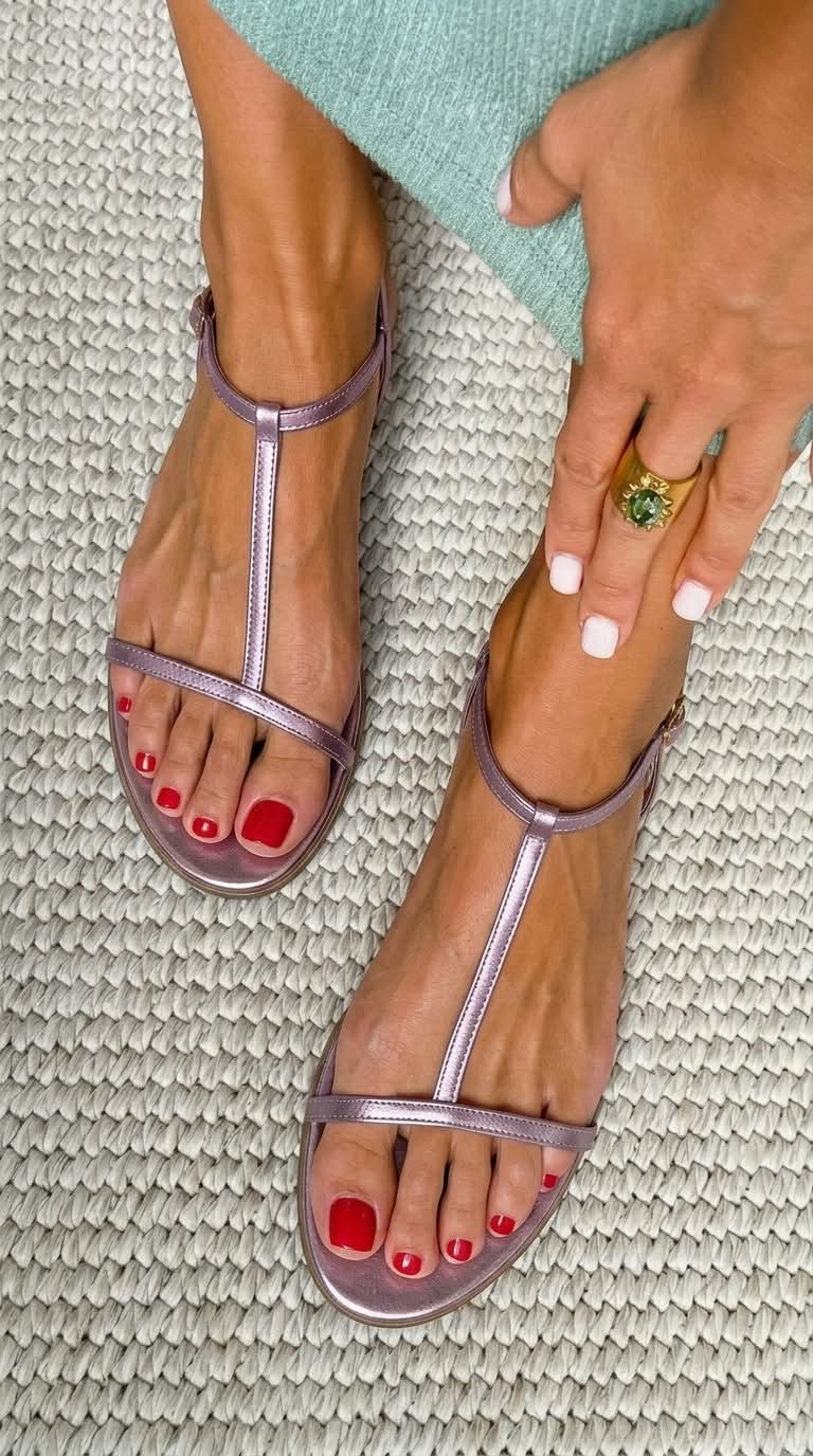Rosalba™ | Sandali Dorati Estivi