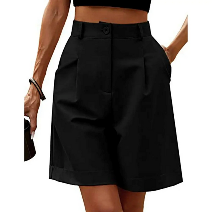 Yvonne - Eleganti bermuda con pieghe