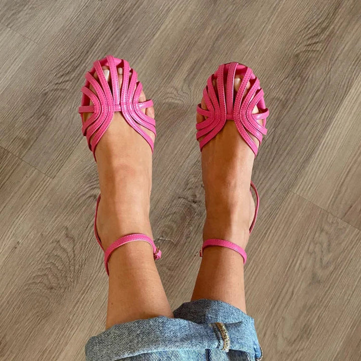 Virginia™ | Sandali Gioiello Dorati