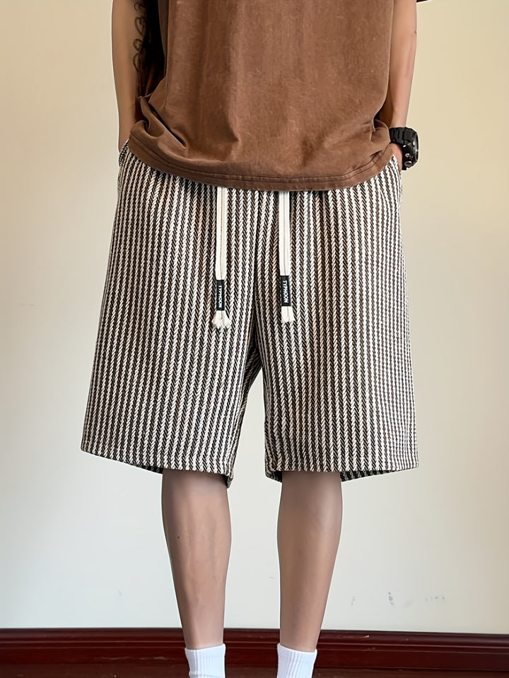 Mancini - Pantaloni corti casual a righe