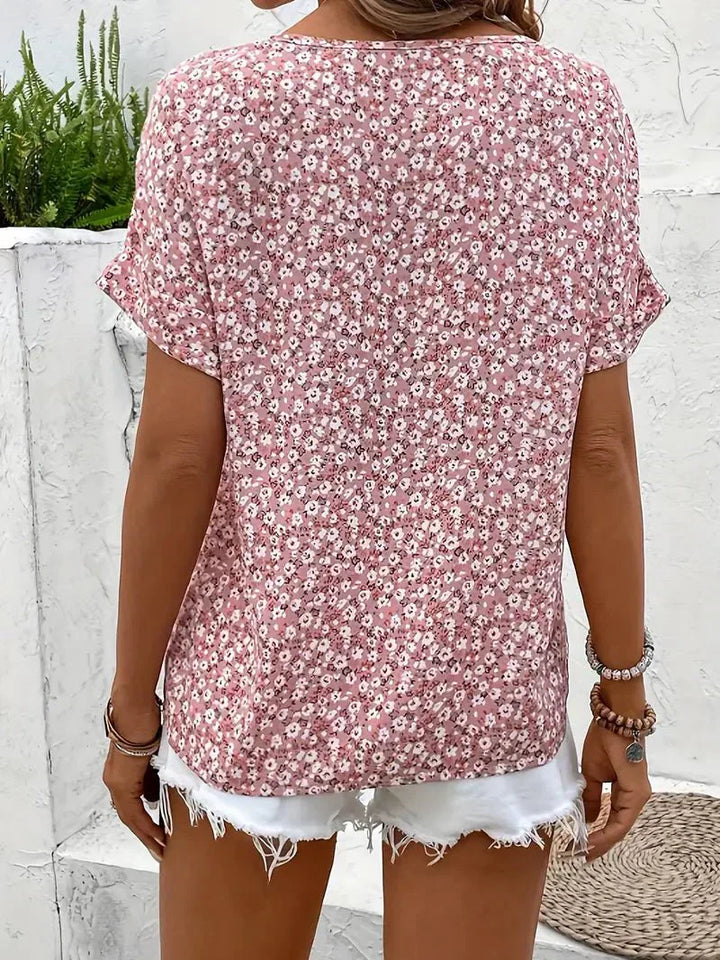 Wolena | Blusa Wildflower Notch