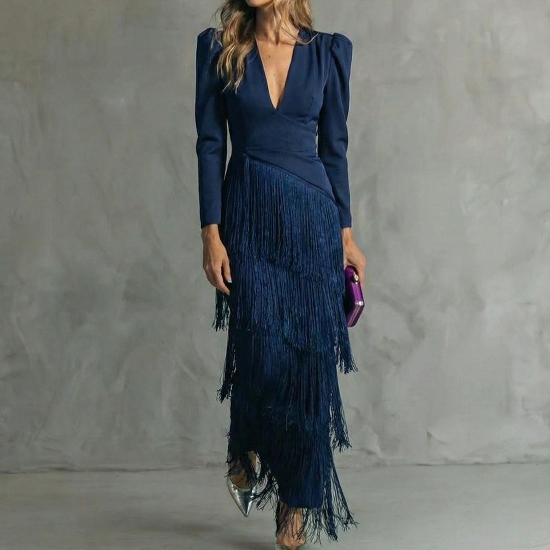 La Scintilla | Abito Elegante Frange Élise