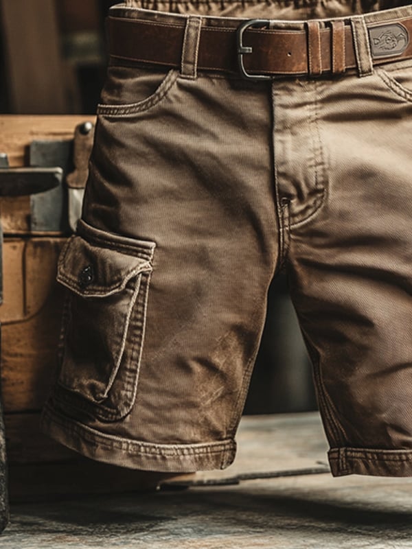 MARCELLO | PANTALONI CARGO CORTI RÉTRO