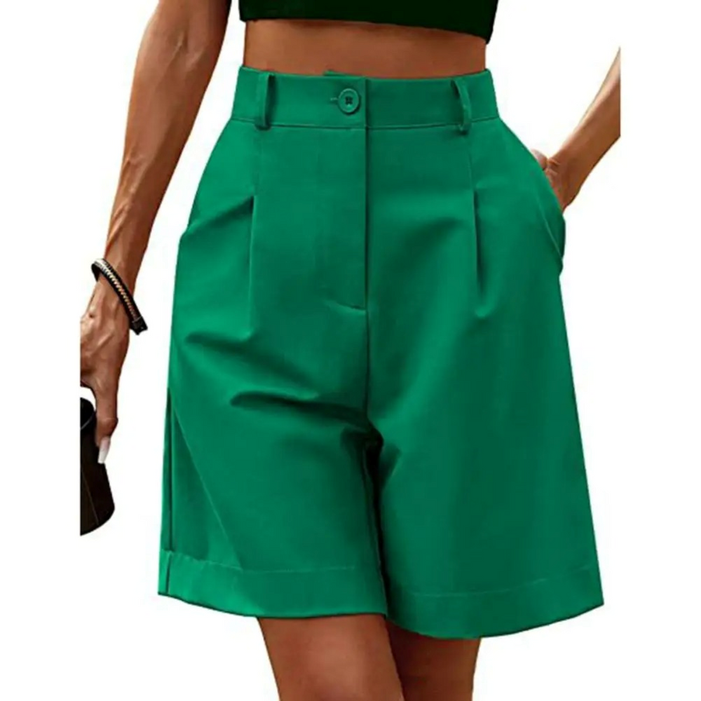 Yvonne - Eleganti bermuda con pieghe