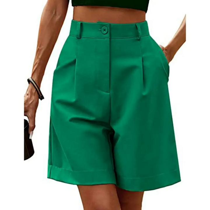 Yvonne - Eleganti bermuda con pieghe