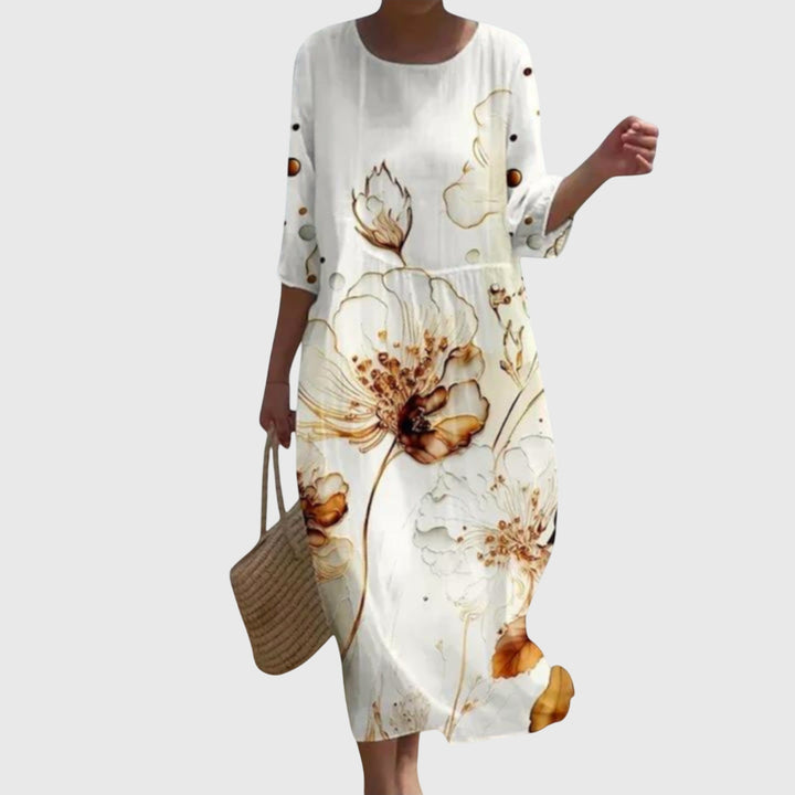 Elena™ | Abito Maxi Floreale Elegante