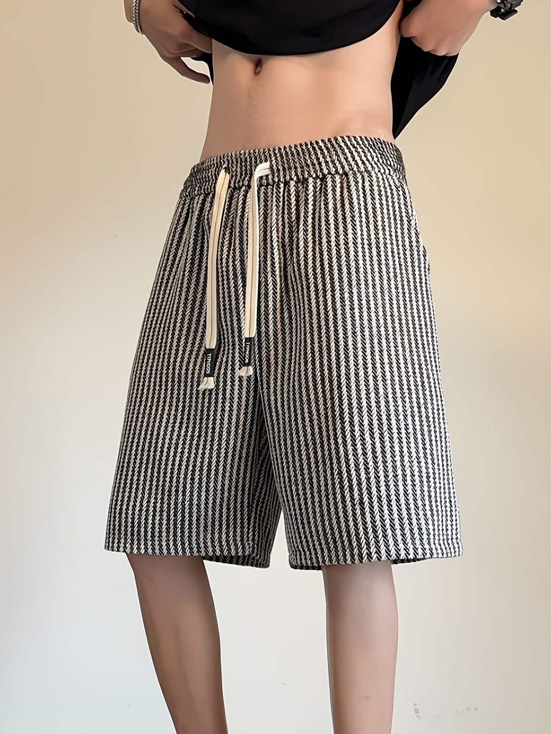 Mancini - Pantaloni corti casual a righe
