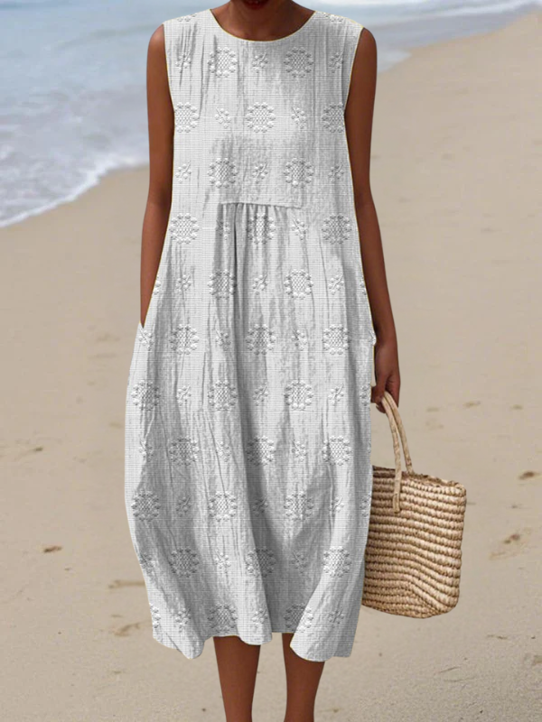 Rose™ Abito Midi Ricamato