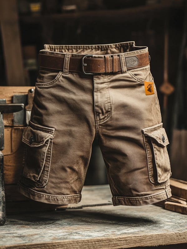 MARCELLO | PANTALONI CARGO CORTI RÉTRO