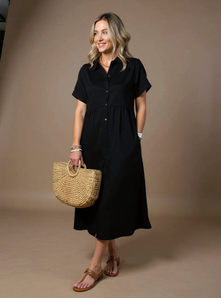 La Scintilla | Abito Elegante a Righe Chiare
