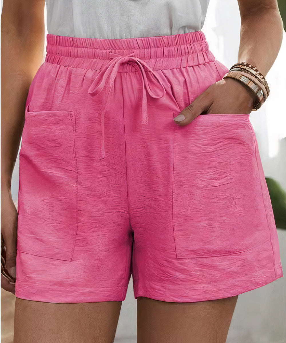 Daphne - Pantaloni corti paperbag leggeri
