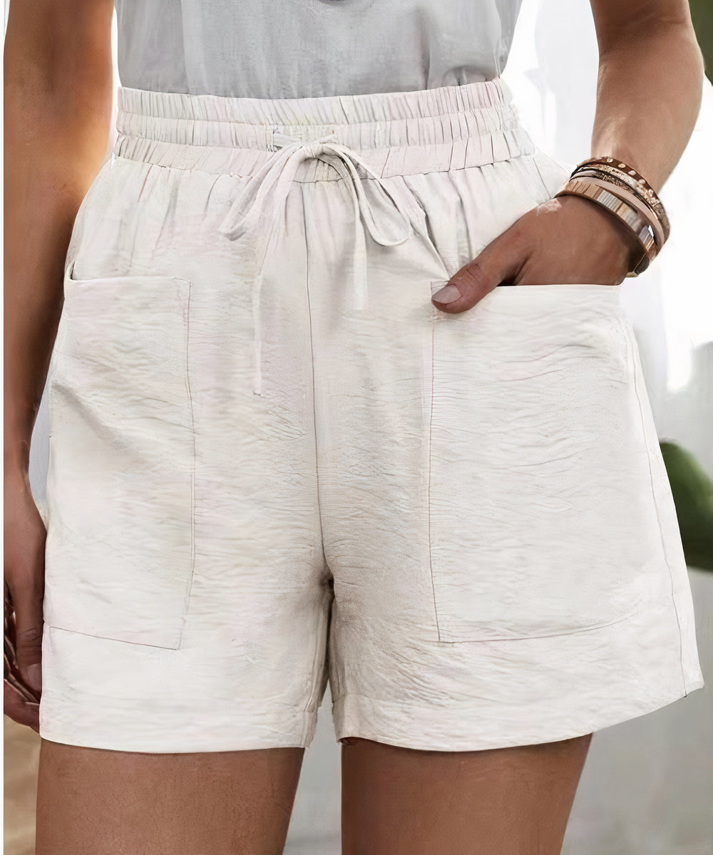 Daphne - Pantaloni corti paperbag leggeri