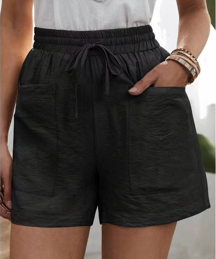 Daphne - Pantaloni corti paperbag leggeri