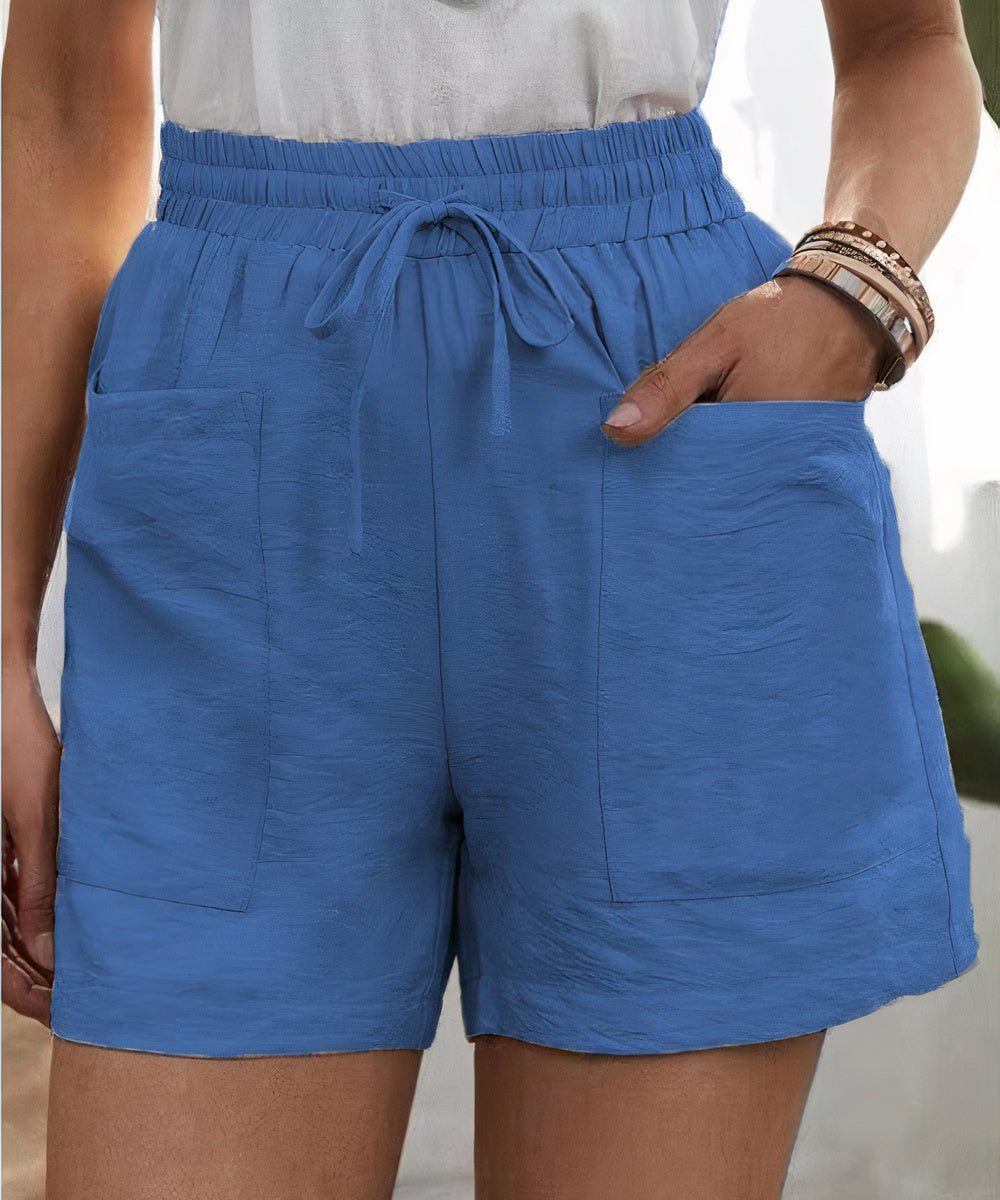 Daphne - Pantaloni corti paperbag leggeri