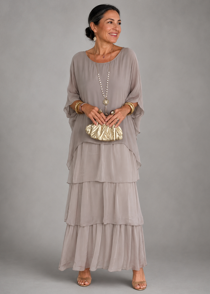 Lara™ Abito Maxi Fluido Elegante