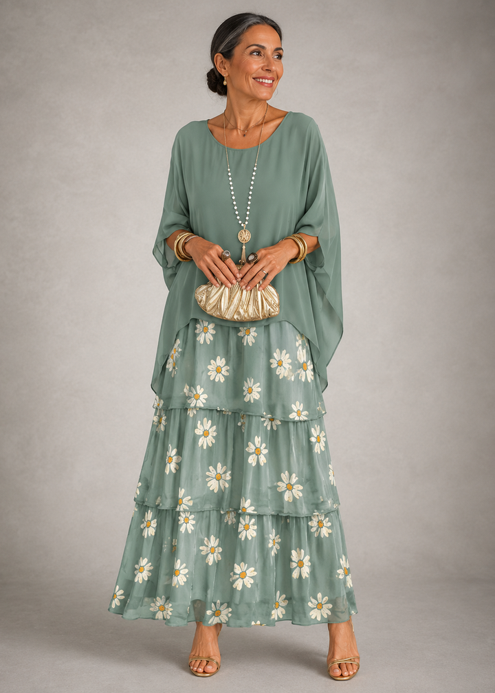 Lara™ Abito Maxi Fluido Elegante
