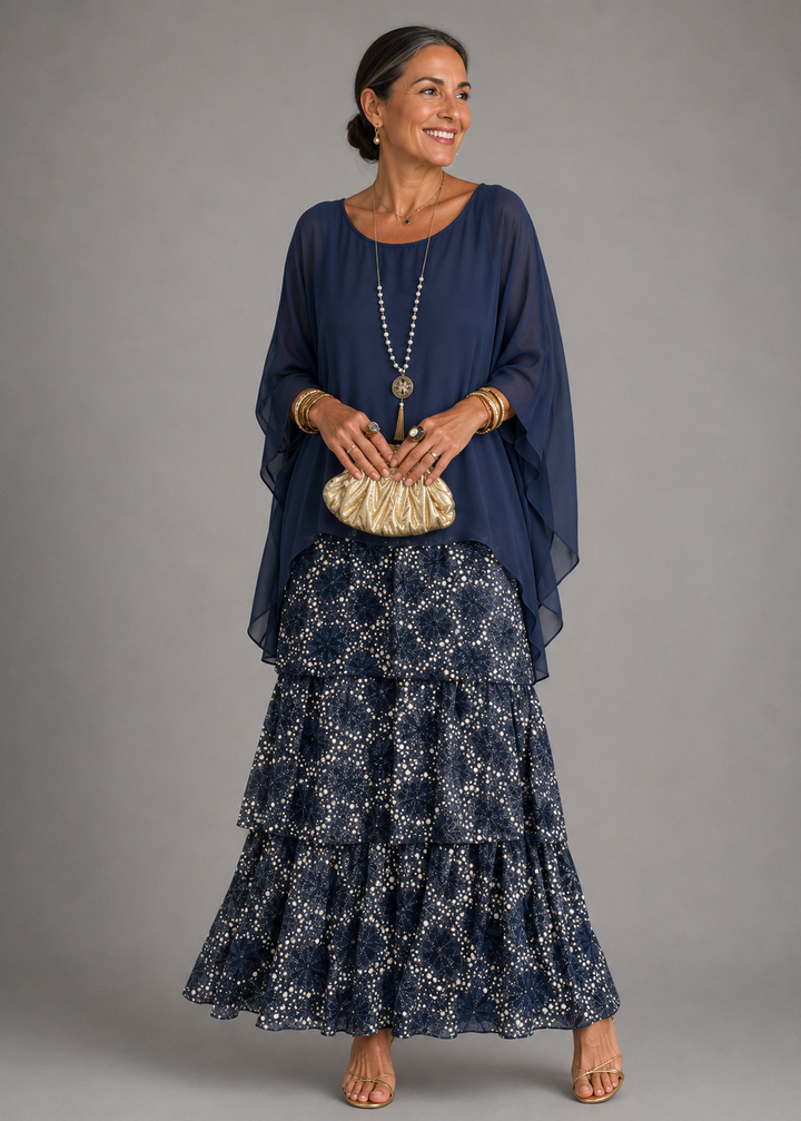 Lara™ Abito Maxi Fluido Elegante
