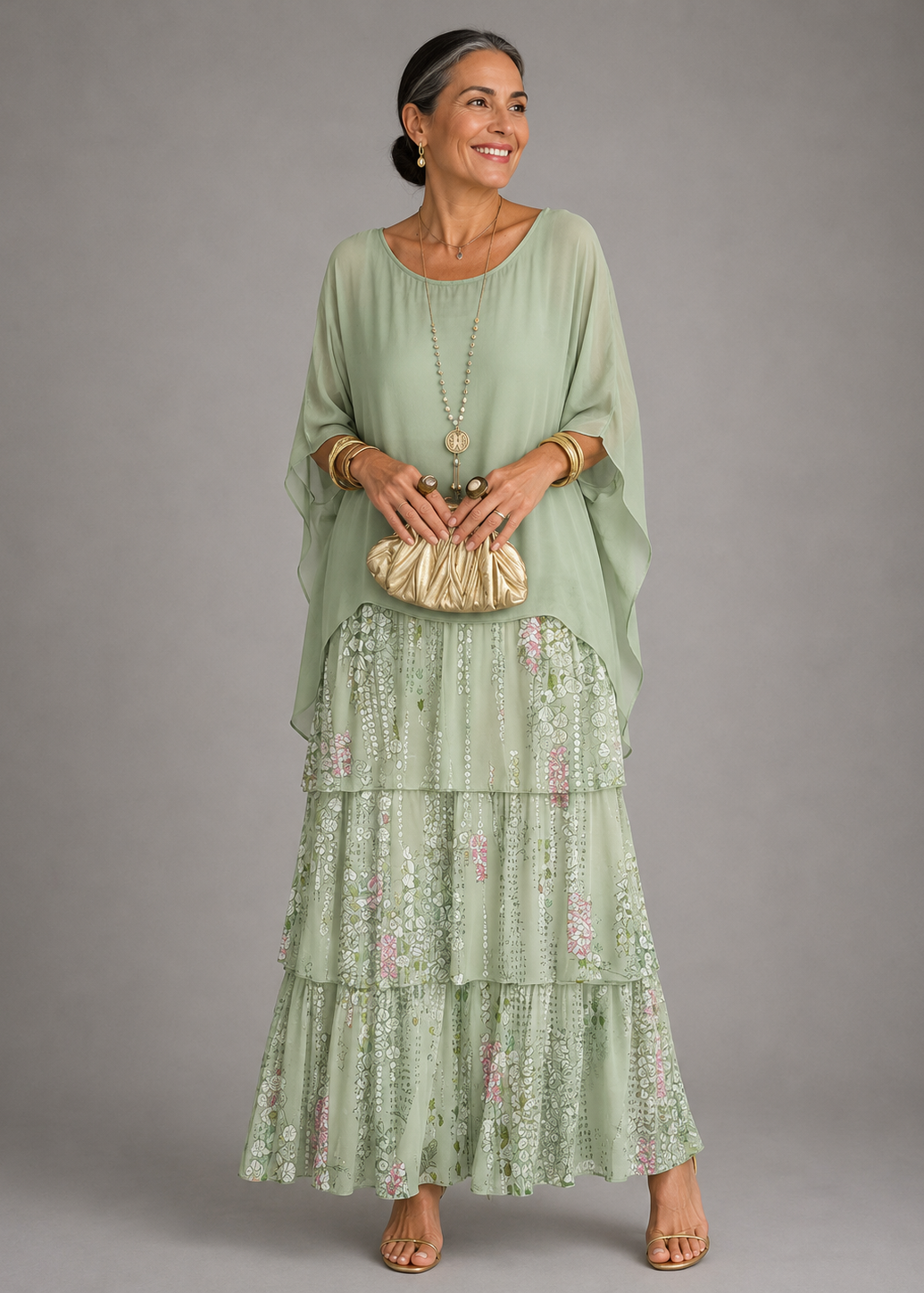 Lara™ Abito Maxi Fluido Elegante