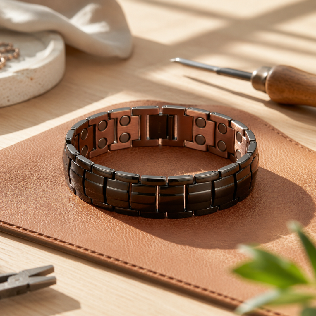 Bracciale Maschile in Rame Ochre di Stella