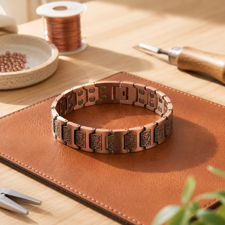 Bracciale Maschile in Rame Glen di Stella