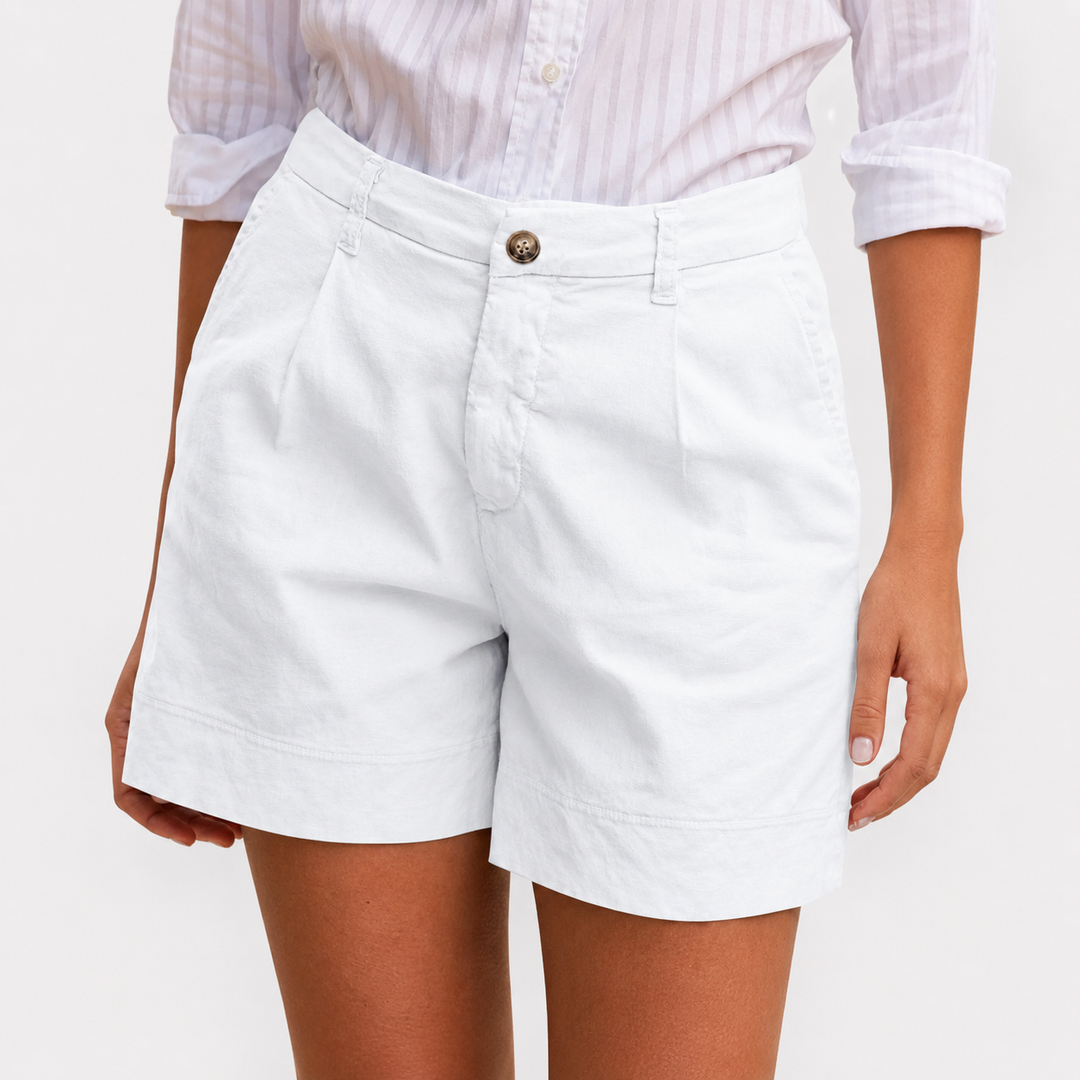 Wendy - Pantaloni corti estivi in cotone casual