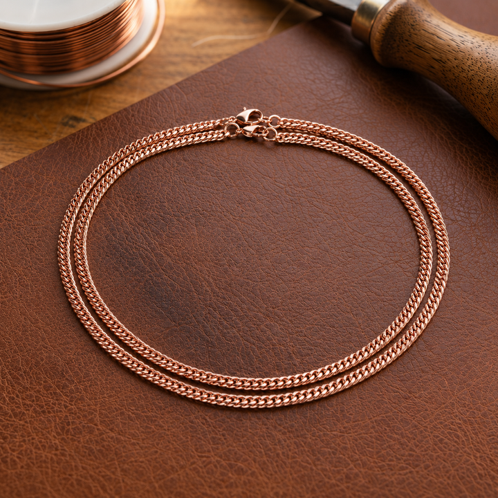 Collana a Catena in Rame di Stella
