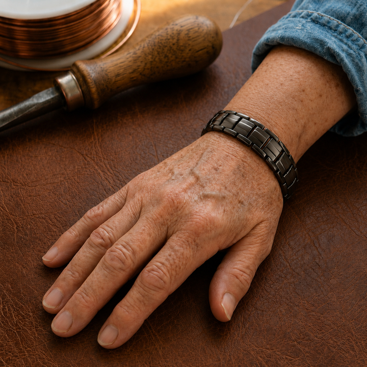 Bracciale Maschile in Rame Ochre di Stella