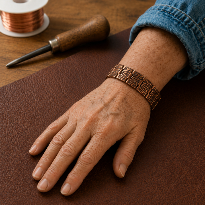 Bracciale Grit in Rame per Uomo di Stella