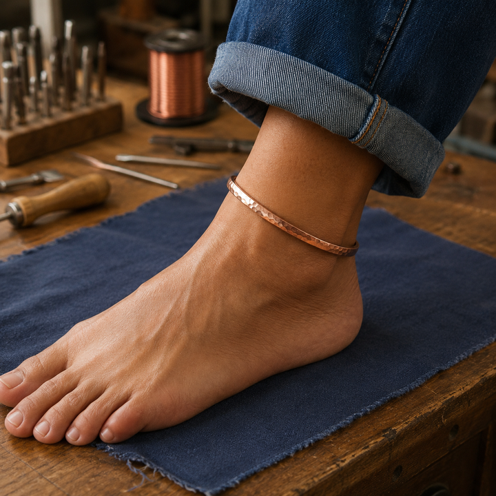 Bracciale Caviglia in Rame Sand de Stella
