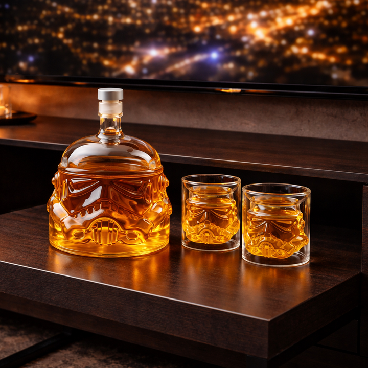 Bottiglia e Bicchieri da Whisky - Edizione Star Wars
