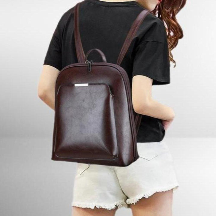 Zaino classico con doppia cerniera – design elegante