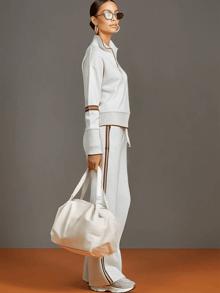 Marietta – blusa e pantaloni a gamba larga