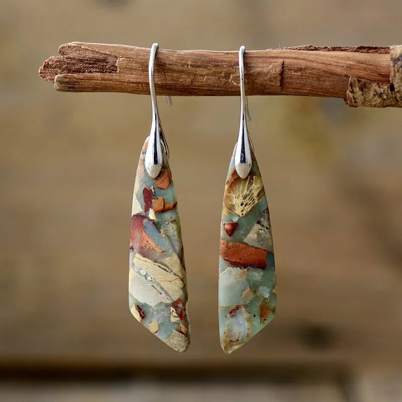 Charm - Orecchini in Pietra Naturale Vintage