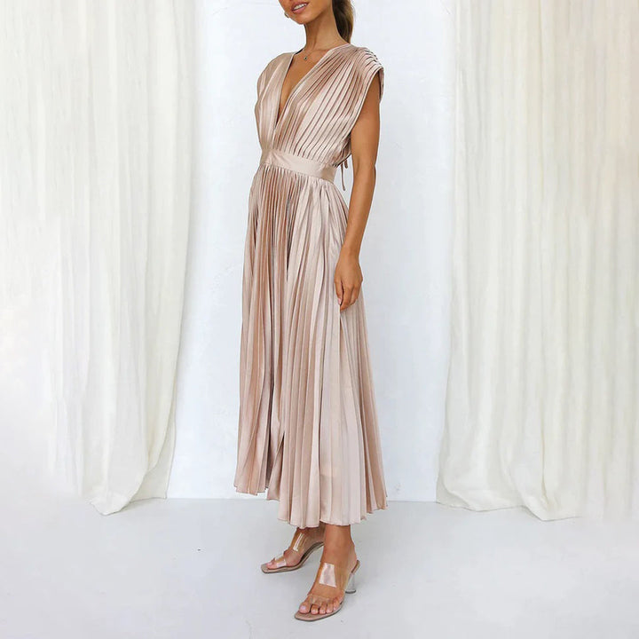 Marni™ | Vestito Midi Plissettato Senza Tempo
