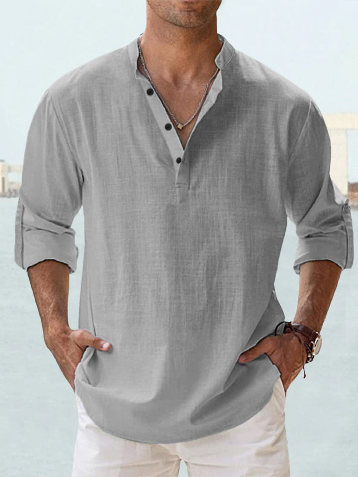 Camicia traspirante in lino