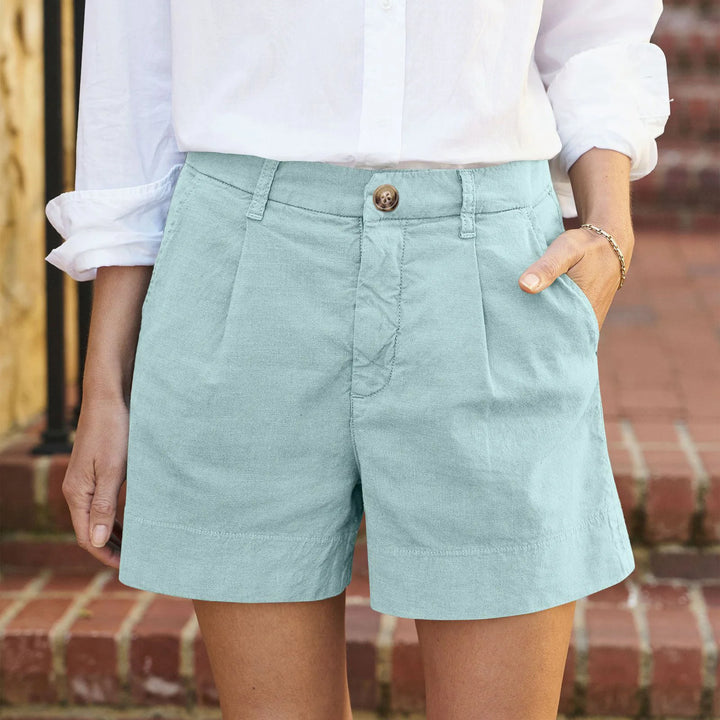 Wendy - Pantaloni corti estivi in cotone casual