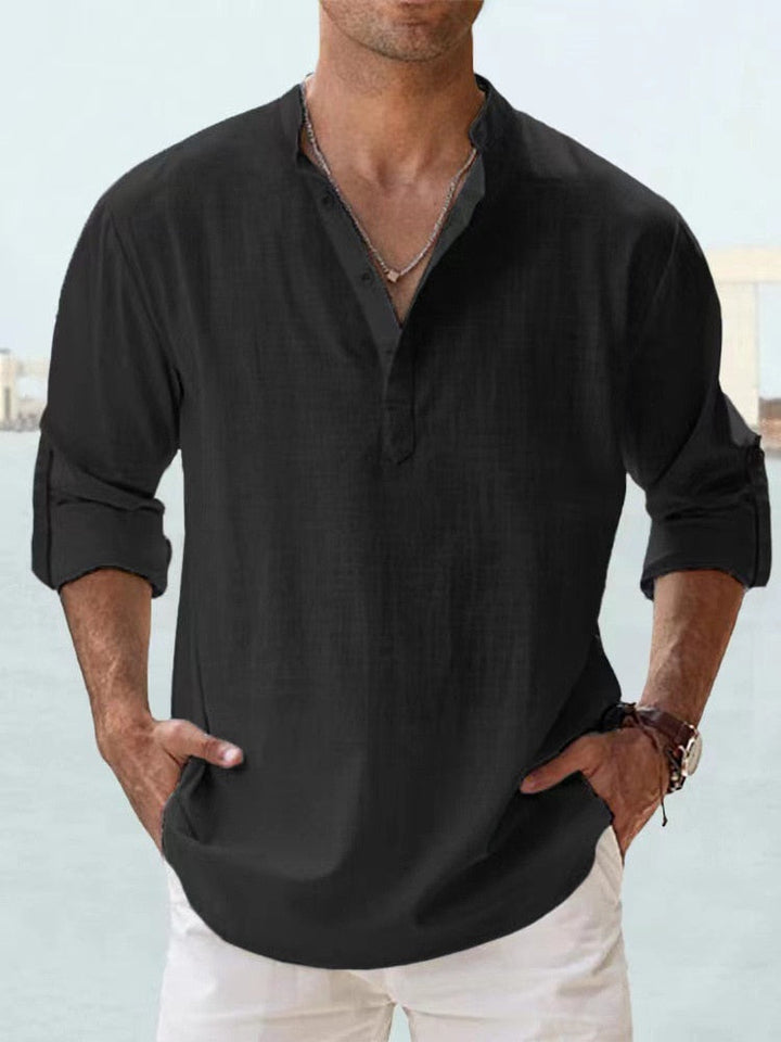 Camicia traspirante in lino