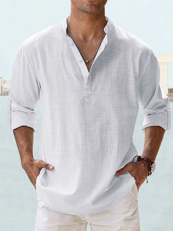 Camicia traspirante in lino