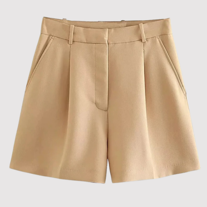 Charlotte - Pantaloni corti plissettati di lusso