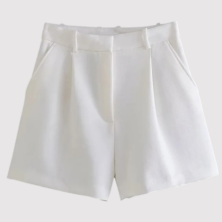 Charlotte - Pantaloni corti plissettati di lusso