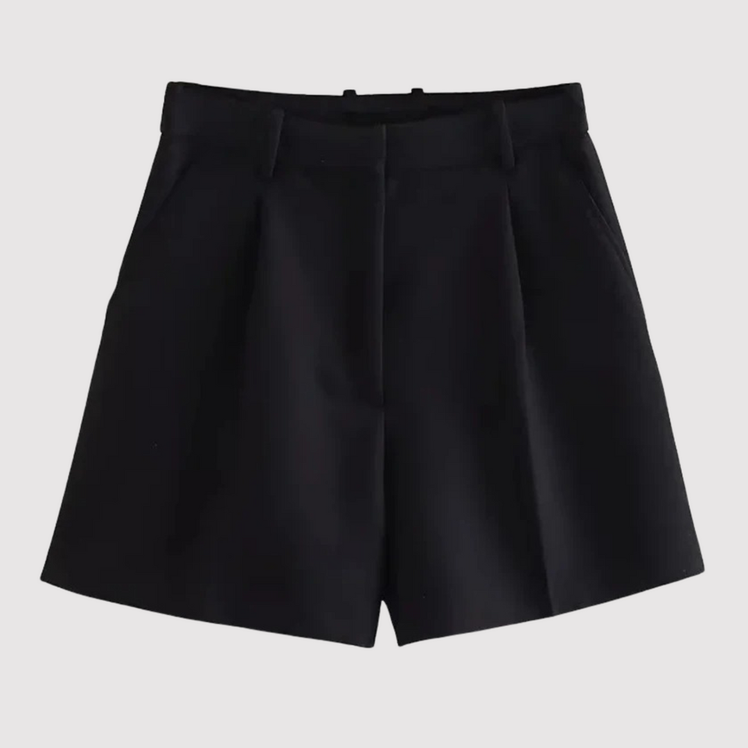 Charlotte - Pantaloni corti plissettati di lusso