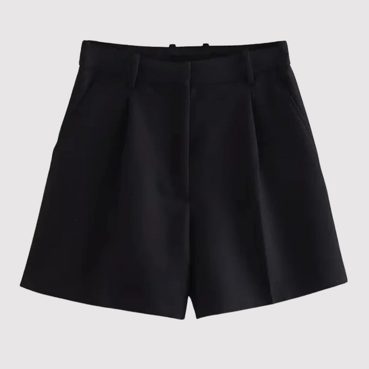 Charlotte - Pantaloni corti plissettati di lusso
