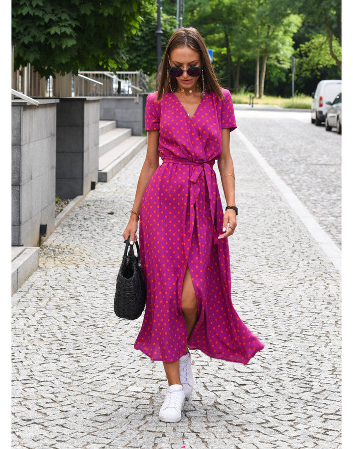 Talia™ | Vestito floreale elegante con scollo a V