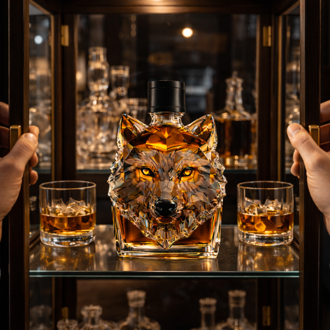 Bottiglia di Whisky - Edizione Lupo