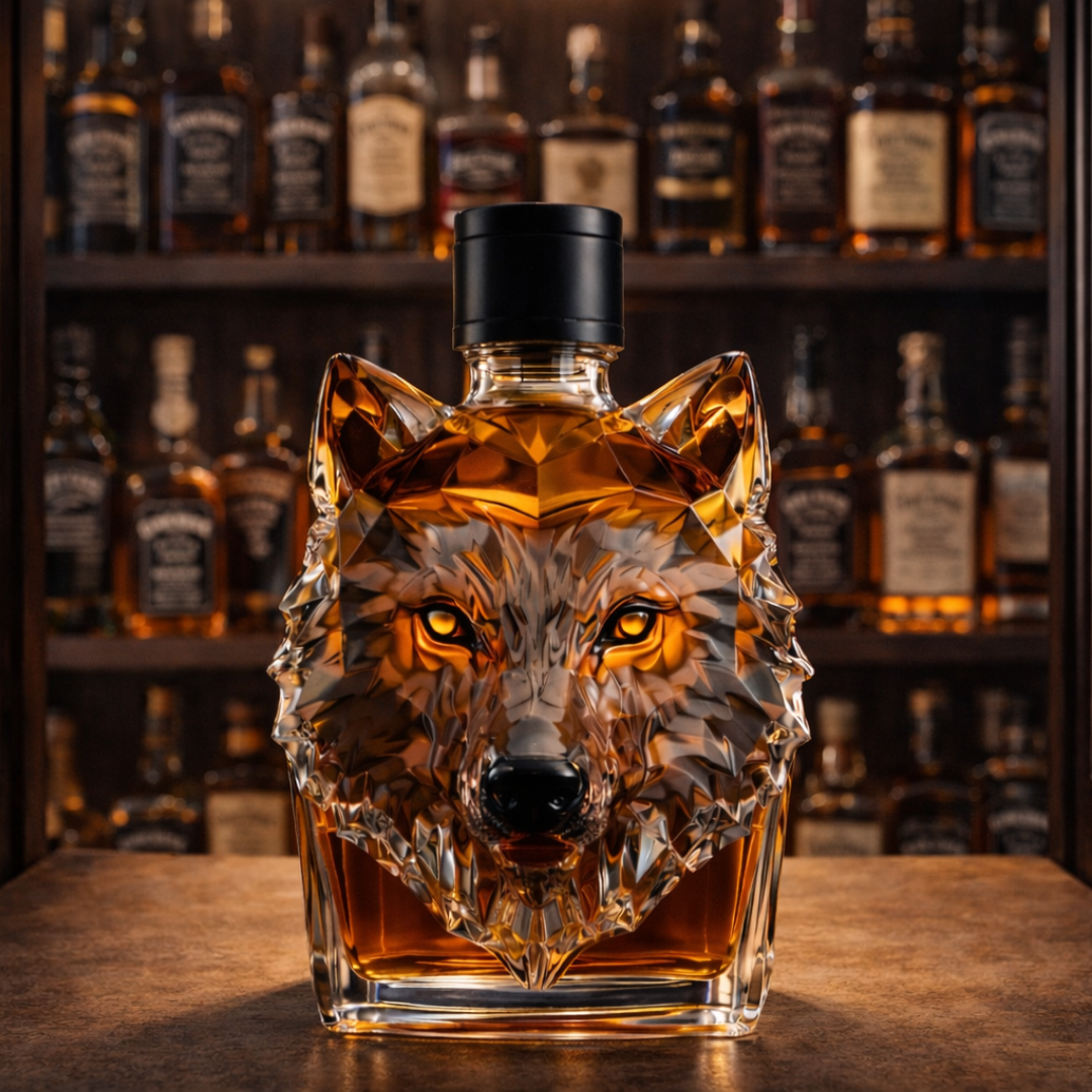 Bottiglia di Whisky - Edizione Lupo