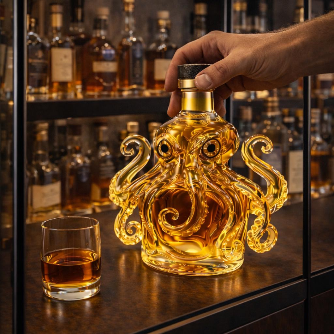 Bottiglia di Whisky - Edizione Polpo