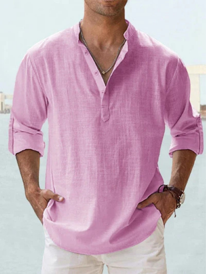 Camicia traspirante in lino